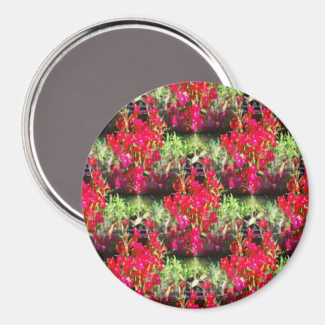 Imã Linhas de cravos... (Front/Back)