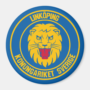 Imã Linköping Round Emblem