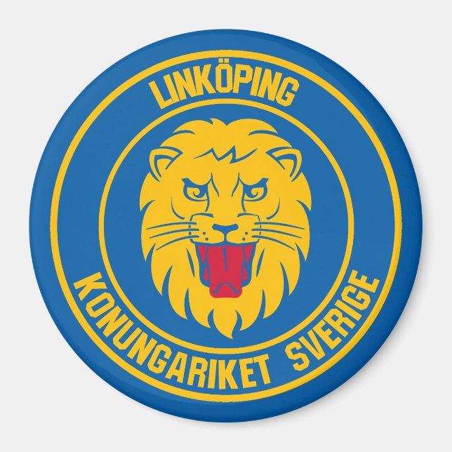 Imã Linköping Round Emblem (Frente)