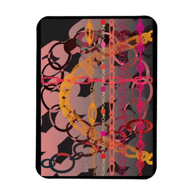 Ímã Links Rosa (Vertical)