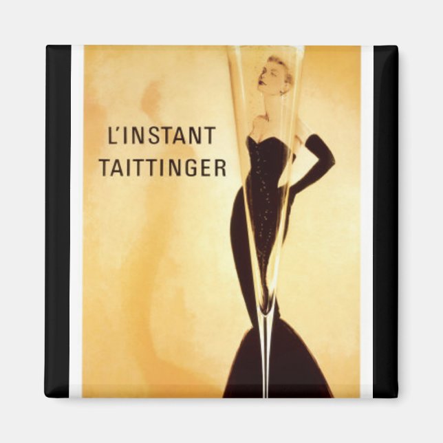 Imã L'Instant Taittinger Magnet (Frente)