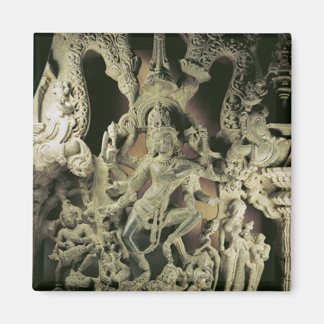 Imã Lintel com Shiva Nataraja, dinastia Kakatiya (Frente)