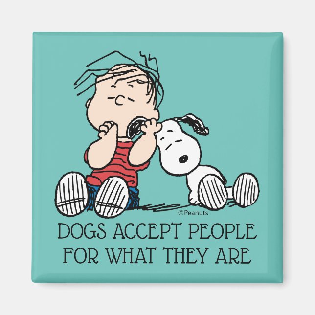 Imã Linus confortado com o ouvido de Snoopy (Frente)