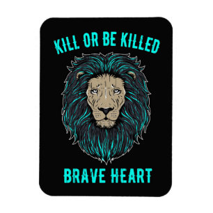 Ímã Lion Brave Heart