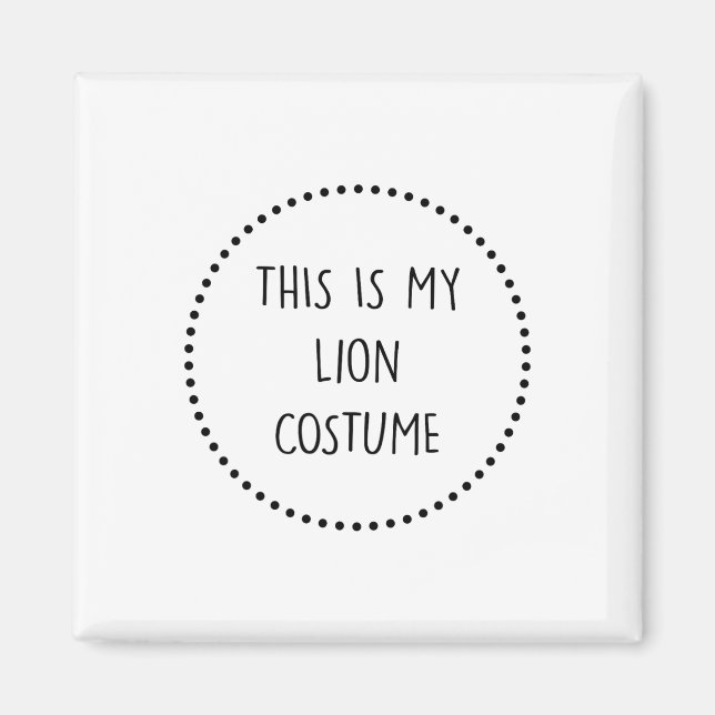 Imã Lion Costume (Frente)