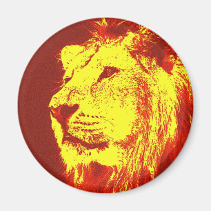 Imã Lion de pop Art