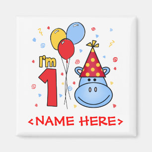 Imã Lion Face Primeiro Aniversário