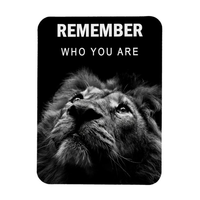 Ímã Lion Lembra Quem Você É (Vertical)