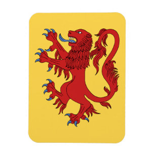 Ímã Lion Rampant Gules
