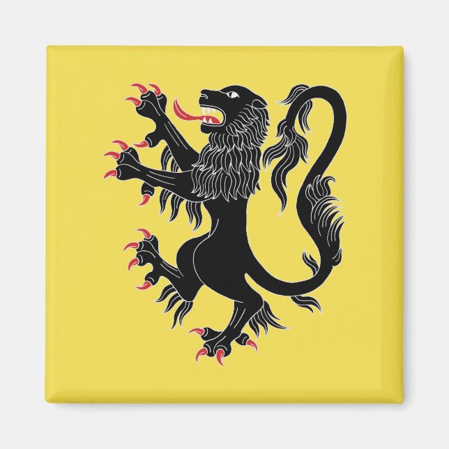 Imã Lion Rampant Sable (Frente)