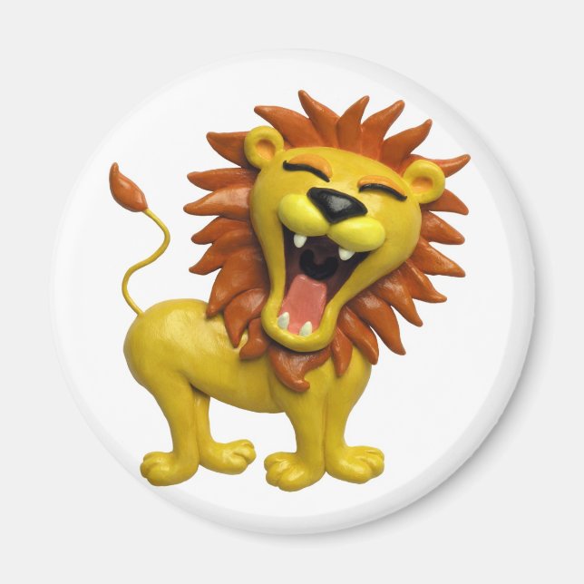 Imã Lion Roaring (Frente)