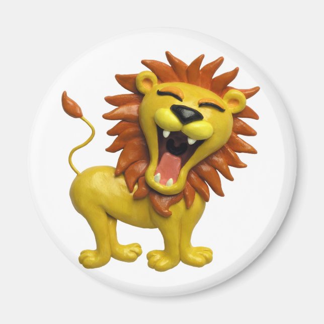 Imã Lion Roaring (Frente)