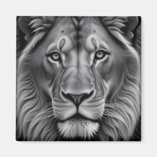 Imã Lion Willife Maiúsculo Carteira de Arte