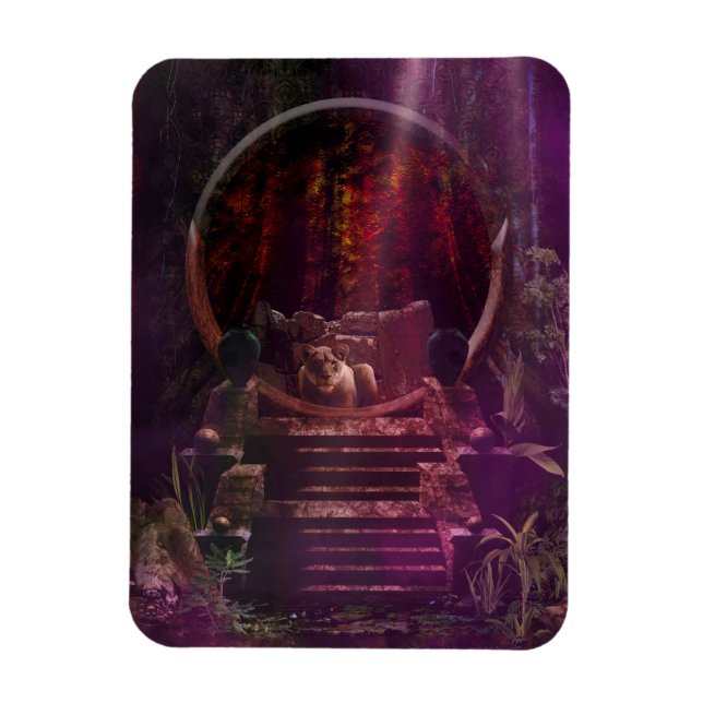 Ímã Lioness Guardian (Vertical)