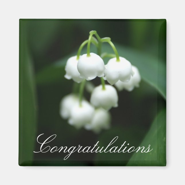 Imã Lírios brancos (Frente)