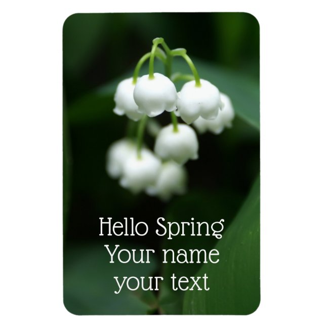 Ímã Lírios brancos (Vertical)