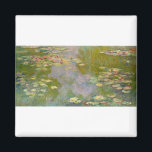 Imã Lírios d'água de Claude Monet<br><div class="desc">Oscar-Claude Monet (Reino Unido: /ˈmɒ neɪ/, EUA: /moʊˈneɪ, mzaˈ-/, Francês: [klod mɔ]; 14 de novembro de 1840 - 5 de dezembro de 1926) foi pintor francês e fundador da sua pintura, que é vista como um precursor-chave do modernismo, especialmente nas suas tentativas de pintar a natureza como ele percebeu[1]. Durante...</div>