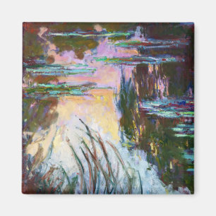 Imã Lírios de água, ajuste Sun Claude Monet