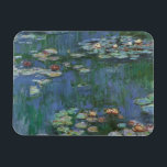 Ímã Lírios de Claude Monet, Flores Vintage<br><div class="desc">Lírios (1916), por Claude Monet. Water Lily é uma pintura floral de arte impressionista vintage. Jardim de flores da primavera Monet em Giverny, França. Esta paisagem é uma das muitas variações das pinturas de lírio-d'água que Monet pintou por seu lago. Sobre o artista: Claude Monet (1840-1926) foi o fundador do...</div>