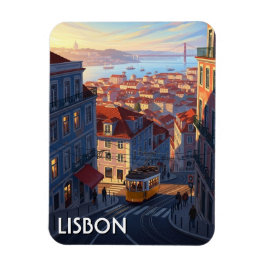 Ímã Lisboa Portugal Panteão Alfama Anime