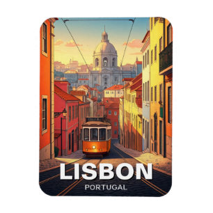 Ímã Lisboa Portugal Viagem Alfama Panteão Nacional