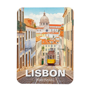 Ímã Lisboa Portugal Viagem Alfama Panteão Nacional