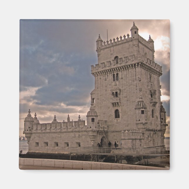 Imã Lisboa Torre de Belém Magnet (Frente)