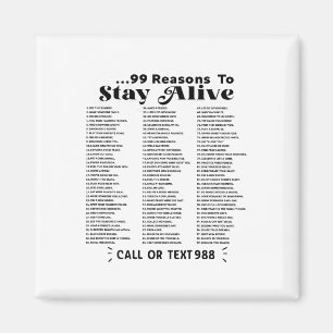 Imã Lista De 99 Motivos Para Permanecer Vivo - Saúde M