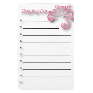 Ímã Lista de compra