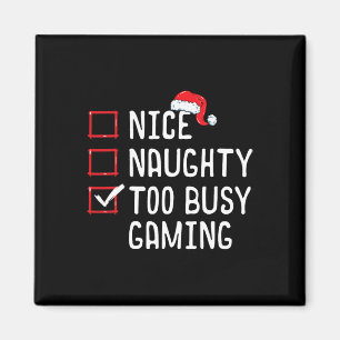 Imã Lista de Natal para Jogos Muito Ocupados