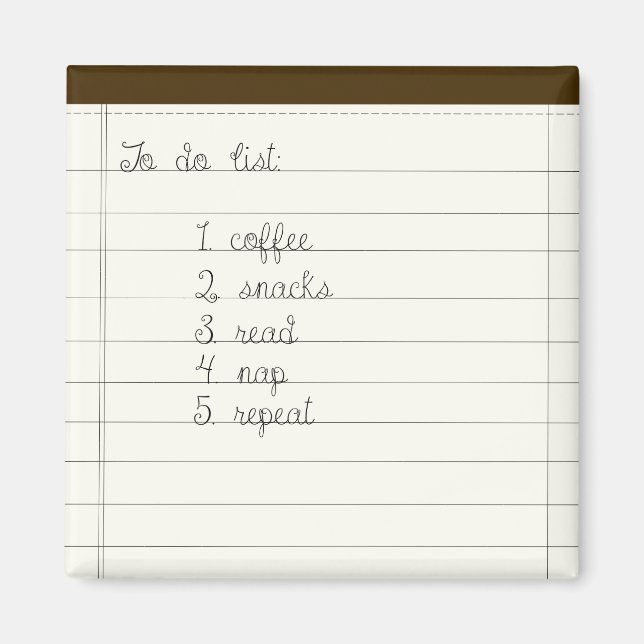 Imã Lista de Tarefas (Frente)