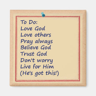 Imã Lista de tarefas para hoje