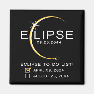 Imã Lista de Verificação do Eclipse Solar Total de 202