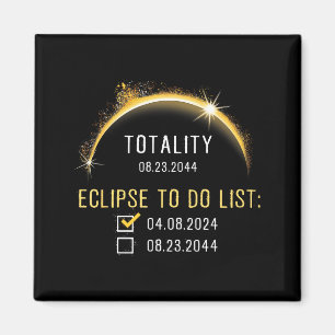 Imã Lista de Verificação do Eclipse Solar Total de 202