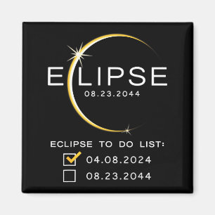 Imã Lista de Verificação do Eclipse Solar Total Fofo 2