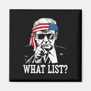 Imã Lista Engraçada do Trump 2