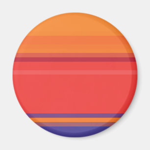 Imã Listras coloridas de verão fofas