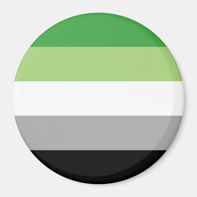 Imã Listras do Orgulho Aromântico (Frente)