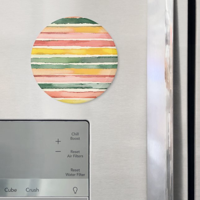 Imã Listras Rosa Amarelo Verde (In Situ (Fridge))