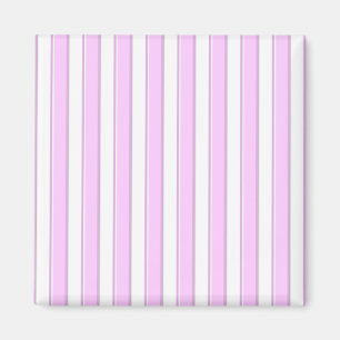 Imã Listras Rosa em Branco
