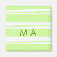 listras verde neon padrão grego monograma letra