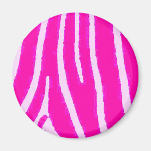 Imã Lite Pink Zebra Magnet