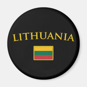 Imã Lithuania dourado