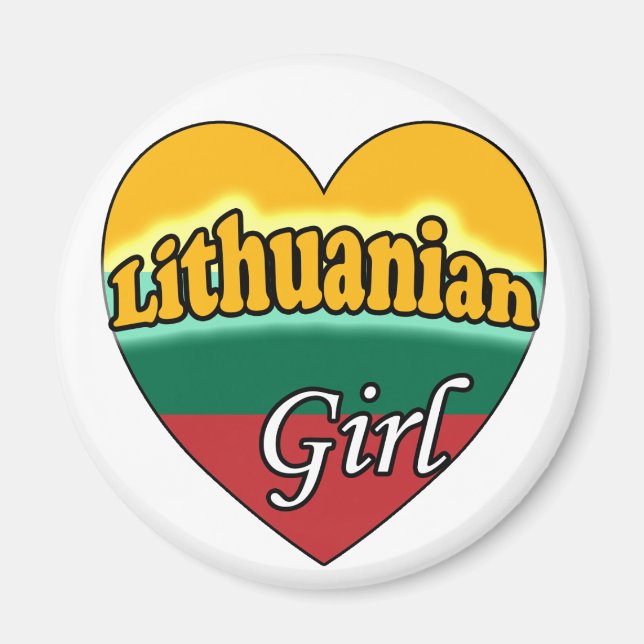 Imã LIthuanian Girl (Frente)