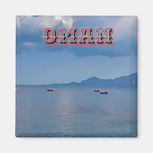 Imã Litoral de Oman, de tirar o fôlego (Frente)