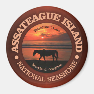 Imã Litoral do nacional da ilha de Assateague