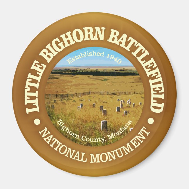 Imã Little Bighorn Battlefield (NM) (Frente)
