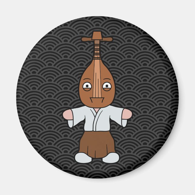 Imã Little Biwa-bokuboku Yokai (Frente)