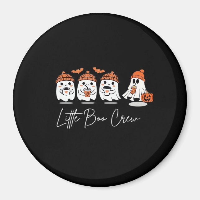 Imã Little Boo Crew Minimal Limpo (Frente)