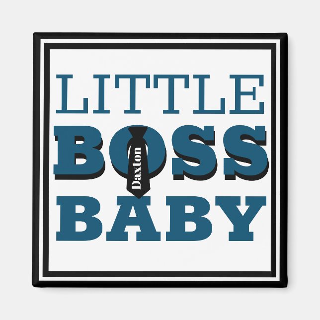 Imã Little Boss Baby Personalizado (Frente)